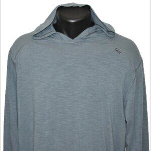 Beautiful TASC Carrollton Lightweight Organic Cotton/Bamboo Hoodie Light Teal XL